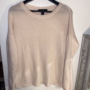 Cream knit sweater